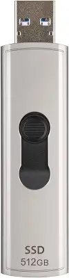 Накопитель SSD Transcend USB 3.1 512GB TS512GESD320A ESD320A 1.8" серый