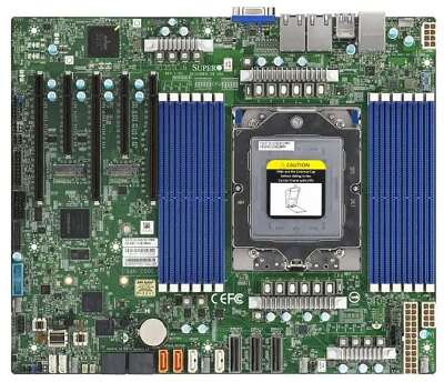 Материнская плата SuperMicro MBD-H13SSL-N-B AMD EPYC UP platform with socket SP5 CPU, SoC, 12x Bulk