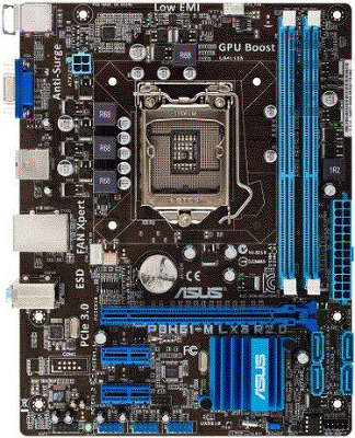 Мат. плата P8 Asus P8H61-M LX3 R2.0 OEM