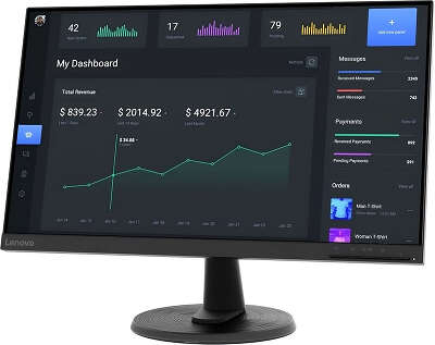 Монитор 24" Lenovo ThinkVision C24-40 VA FHD D-Sub, HDMI