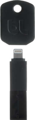 Брелок-переходник Bluelounge Kii USB to Lightning, чёрный [SKU:KI-BL-L]