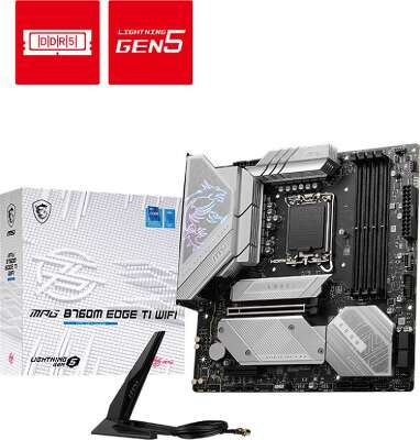 Материнская плата mATX LGA1700 MSI MPG B760M EDGE TI WIFI