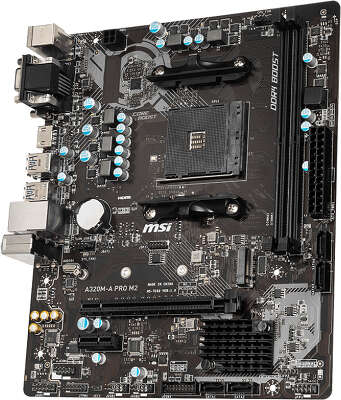 Материнская плата mATX LGAAM4 MSI A320M-A PRO M2
