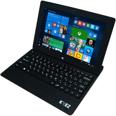 Ноутбук Krez TM1004B32 10.1" IPS Z3735F/2/32SSD/3G/GPS/Wi-Fi/BT/CAM/HARDKBD/W10