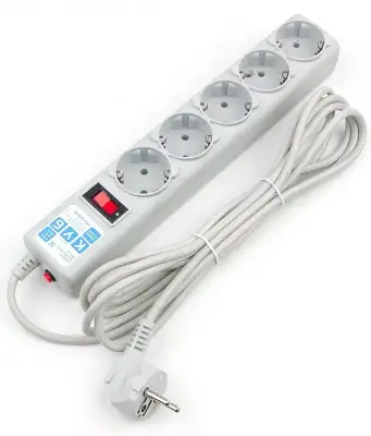 Фильтр питания Power Cube B 3.0м серый