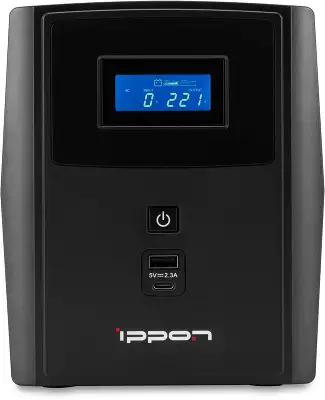 Источник бесперебойного питания Ippon Smart Power Pro II Euro 1600 960Вт 1600ВА черный