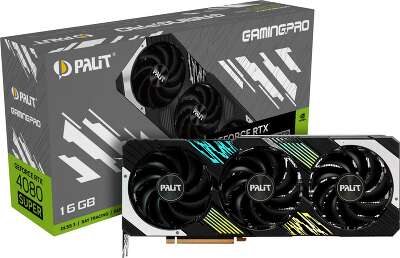 Видеокарта Palit NVIDIA nVidia GeForce RTX 4080 Super GamingPro 16Gb DDR6X PCI-E HDMI, 3DP