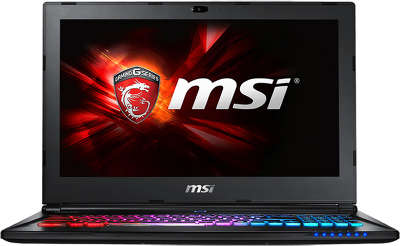 Ноутбук MSI GS60 6QE(Ghost Pro 4K)-239RU i7 6700HQ/16Gb/1Tb/SSD256Gb/GTX 970M 3Gb/15.6"/UHD/W10/WiFi/BT/Cam