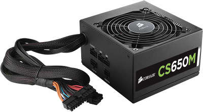 Блок питания 650W Corsair CS650M [CP-9020077-EU] модульный, 80+ Gold