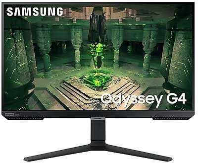 Монитор Samsung 27" S27BG400EI Odyssey G4 Black (IPS, 1920x1080, HDMI+HDMI+DP, 1 ms, 178°/178°, 400 cd/m, 1000:1, 240Hz, Pivot)