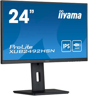 Монитор 24" Iiyama ProLite XUB2492HSN-B5 IPS FHD HDMI, DP, USB Type-C USB-Hub