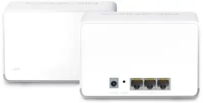Бесшовный Mesh роутер Mercusys Halo H70X (HALO H70X(2-PACK)) AX1800 10/100/1000BASE-TX белый (упак.:2шт)