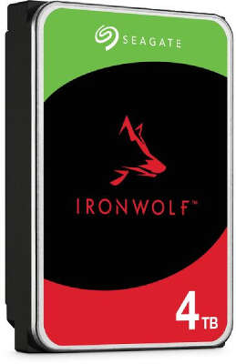 Жесткий диск SATA3 4Tb [ST4000VN006] Seagate Ironwolf 5400rpm, 256Mb