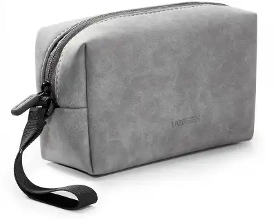 Сумка UGREEN LP285 (80520) Electronics Accessories Storage Bag with Lanyard для хранения аксессуаров для электроники со шнурком. Цвет: серый