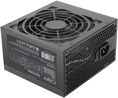 Блок питания 500Вт ATX CBR PSU-ATX500-12EC, 120 мм (OEM)