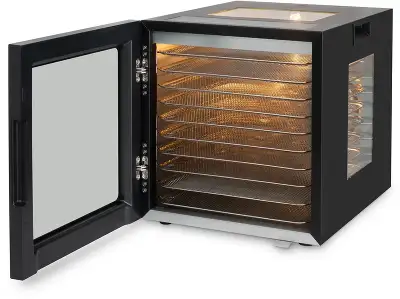 Сушка для фруктов и овощей Hyundai HYFD-8804 20под. 850Вт черный