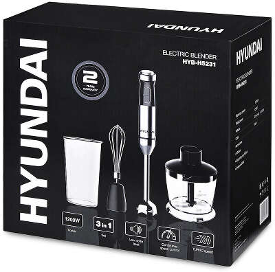 Блендер погружной Hyundai HYB-H5231 1200Вт черный
