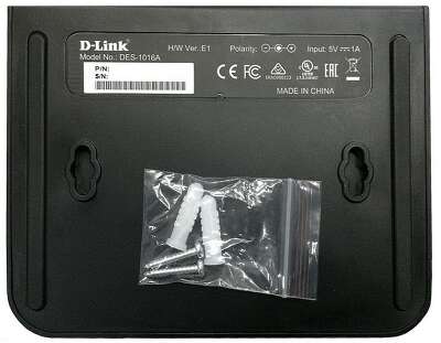 Коммутатор D-Link DES-1016A/E2A Неуправляемый коммутатор с 16 портами 10/100Base-TX