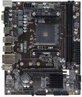 Материнская плата AMD A320 SAM4 MATX A320D4-MA2-V2 AFOX