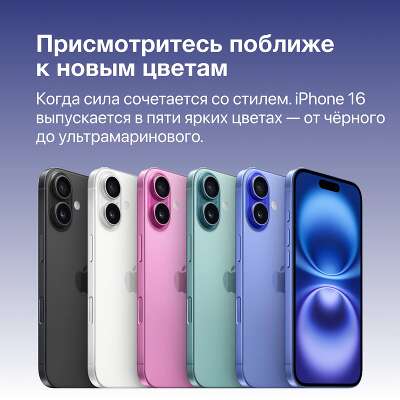 Apple iPhone 16 Plus 128GB Black (MXVU3HN/A)