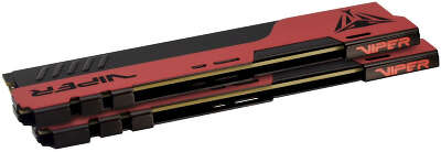 Память DDR4 2x32Gb 3200MHz Patriot PVE2464G320C8K Viper Elite II RTL Gaming PC4-25600 CL18 DIMM 288-pin 1.35В kit с радиатором Ret