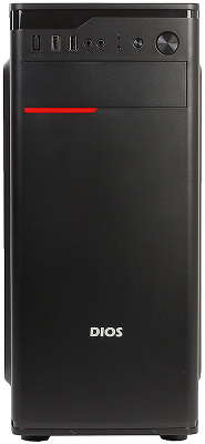 Корпус Sunpro DIOS III ATX, 450Вт, черный, 2*USB 2.0, Audio/Mic