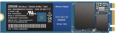 Твердотельный накопитель NVMe 250Gb [WDS250G1B0C] (SSD) Western Digital Blue SN500