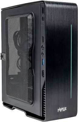 Корпус HIPER VI7B, черный, Mini-ITX, 180W (VI7B HPU-200PF)