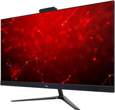 Моноблок IRU Агат 313 23.8" FHD i3-10100/8/256 SSD/WF/BT/Cam/Kb+Mouse/DOS,черный Реестр РФ