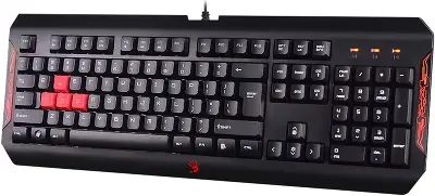 Клавиатура A4Tech Bloody Q100 черный USB Multimedia for gamer (Q100 USB)