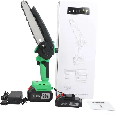 Цепная пила Zitrek GreenSaw 20 Extra power дл.шины:6" (15.2cm) 1аккум. 4Ач ЗУ (082-1851-1)