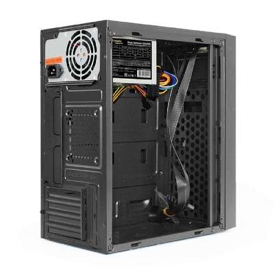 Exegate EX292350RUS Корпус Minitower ExeGate BAA-113-AAA450 (mATX, БП AAA450 с вент. 8см, 2*USB, аудио, черный)