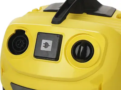 Строительный пылесос Karcher WD 4 P V-20/5/22 1000Вт (уборка: сухая/сбор воды/выдув) желтый