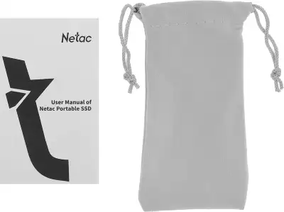 Накопитель SSD Netac USB-C 1000Gb NT01ZX20-001T-32BL ZX20 2.5