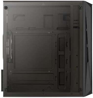 Корпус MiniTower AEROCOOL CS-107-A-BK-V2 black (mATX, без БП, 2xUSB Type-A) (4710562759389)