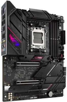 ASUS ROG STRIX B650E-E GAMING WIFI (Socket AM5, ATX, 4xDDR5(128GB), DP/HDMI, 2xPCIe 5.0x16/1xPCIe 4.0x16, 1xLAN (2.5GbE), Wi-Fi 6E, BT, 4xSATA 6Gb/s, 4xM.2, 2xType-C, 6xUSB 3.2, 4xUSB 2.0)
