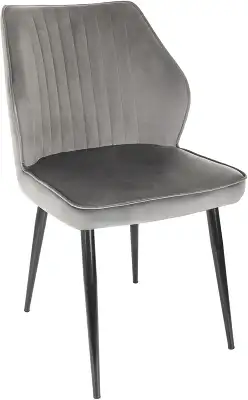 Стул для дома Бюрократ CH-K5 т.серый Holland 18 металл черный на ножках (CH-K5_1/HL18)