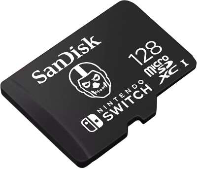 Карта памяти 128 Гб Micro SDXC SanDisk Nintendo Switch Class 10 UHS-I [SDSQXAO-128G-GN6ZG]