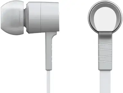 Наушники внутриканальные Оклик HP-S-220 1.1м белый проводные в ушной раковине (D2-1W)