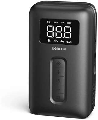 Портативный насос для накачивания шин UGREEN CD259 (15951) Portable Tire Inflator. Цвет: черный