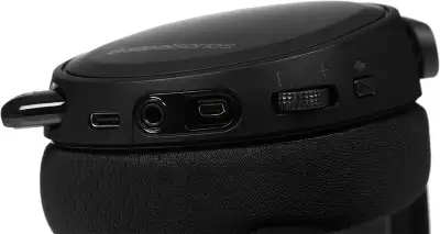 Наушники с микрофоном Steelseries Arctis 7+ черный мониторные Radio оголовье (61470)