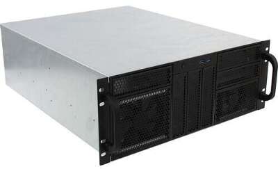 Procase RE411-D6H8-E-55 Корпус 4U server case,6x5.25+8HDD,черный,без блока питания,глубина 550мм,MB EATX 12"x13"