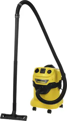 Строительный пылесос Karcher WD 4 P V-20/5/22 1000Вт (уборка: сухая/сбор воды/выдув) желтый