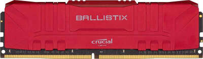 Модуль памяти DDR4 DIMM 8Gb DDR3200 Crucial Ballistix Red (BL8G32C16U4R)