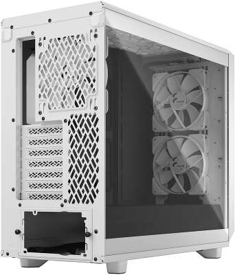 Корпус Fractal Design Meshify 2 Lite White TG Clear Tint, белый, EATX, Без БП (FD-C-MEL2A-04)