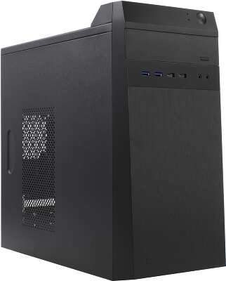 Корпус PowerCool S6027-U3C-500W, черный, mATX, 500W (S6027-U3C-500W)