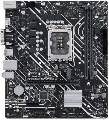 Материнская плата ASUS PRIME H610M-D D4 LGA1700 micro-ATX 2xDDR4 PCIEx16 PCIEx1 M.2 VGA HDMI GLAN (540489)