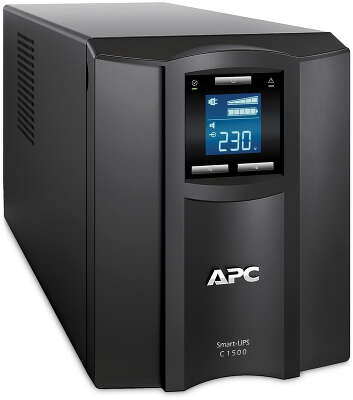 ИБП APC Smart-UPS, 1500 В·А, 900 Вт, IEC, черный