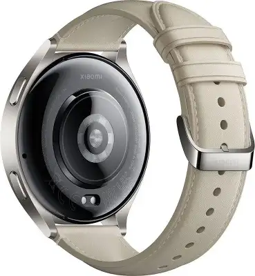 Смарт-часы Xiaomi Watch 2 1.43" AMOLED корп.серый рем.белый разм.брасл.:140-210мм (BHR9306GL)