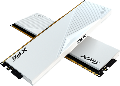 Оперативная память ADATA LANCER DDR5 DIMM 32GB 6400MHz 2*16GB 32-39-39 1.4V WHITE DUAL COLOR BOX